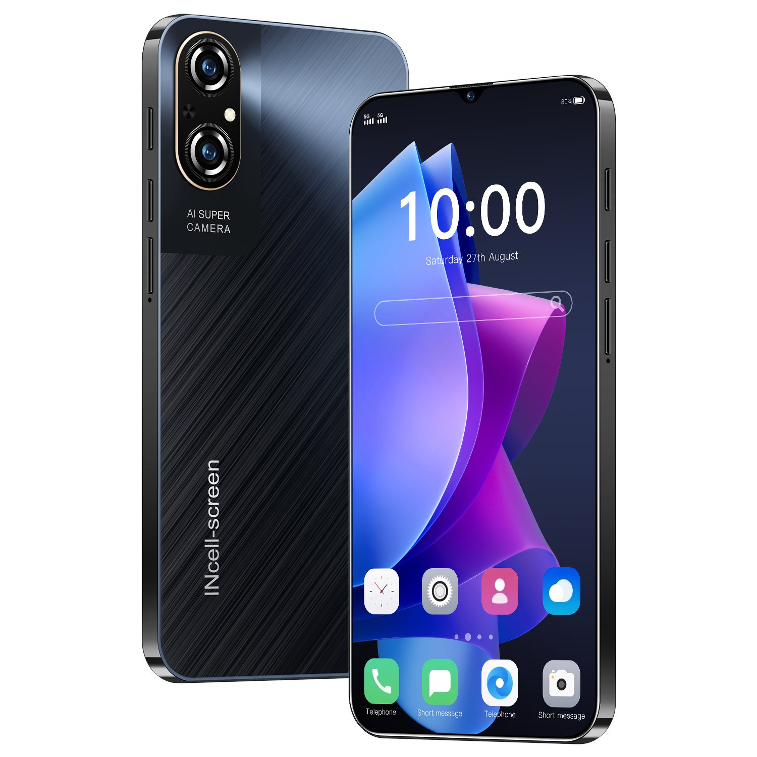 2024 New C67 phone 16GB+1TB 6.8-inch full screen 3g 4G 5g smartphone Android 14 10 Ultra-thin full fit all-in-one S23
